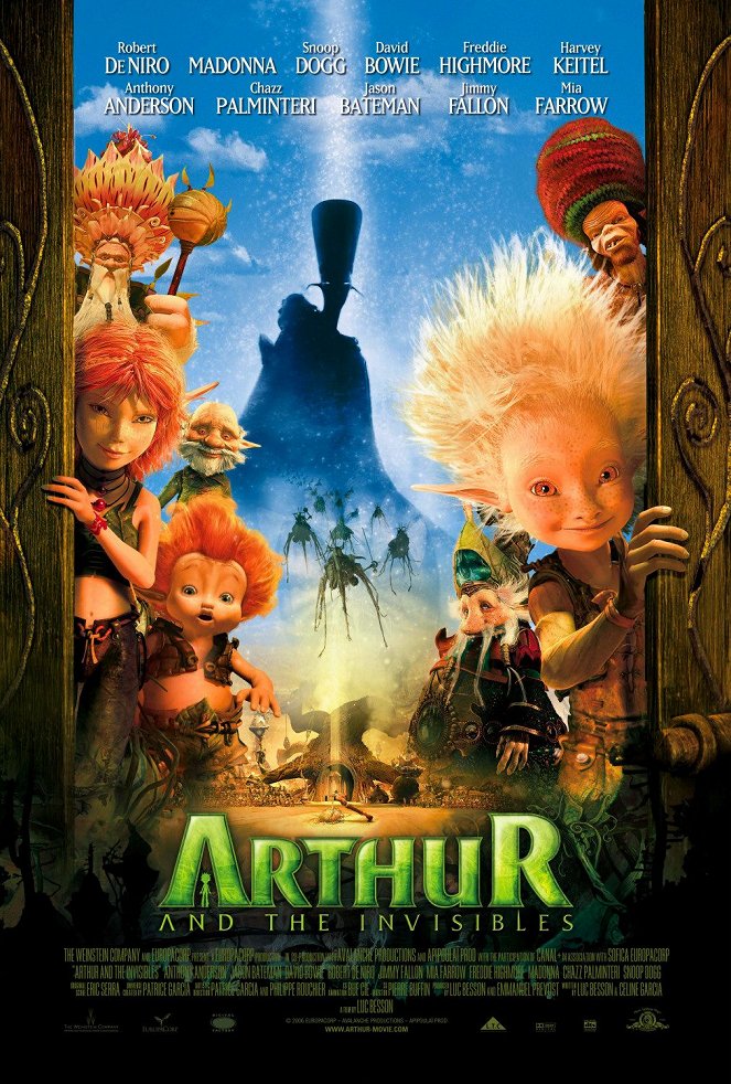 Arthur a Minimojovia - Plagáty