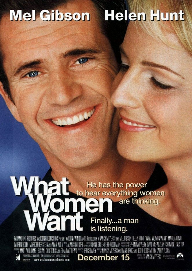 Czego pragną kobiety - Plakaty
