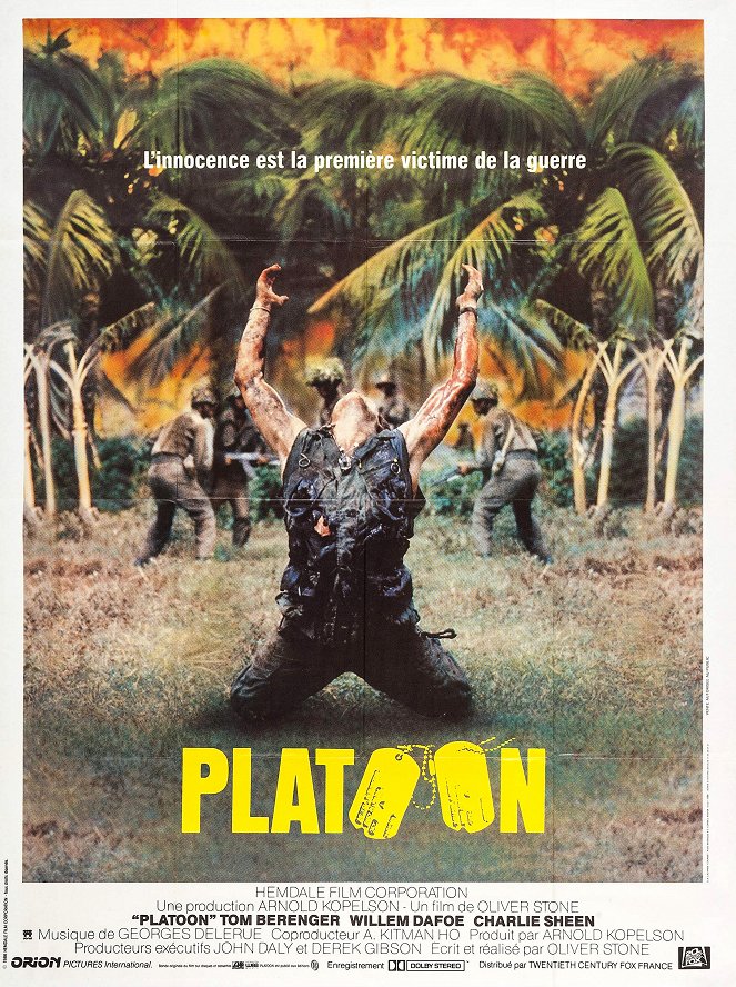 Platoon - Affiches