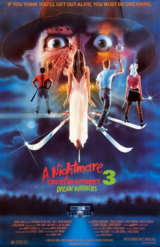 A Nightmare on Elm Street 3: Dream Warriors - Plakaty