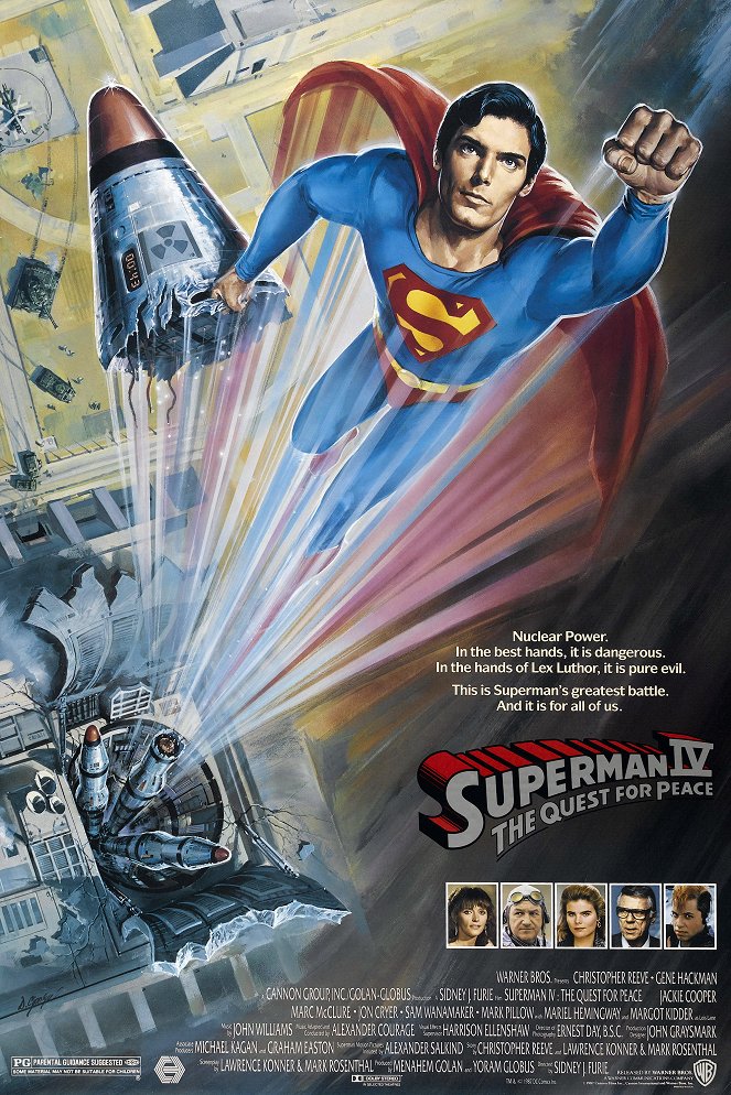 Superman IV: Em Busca da Paz - Cartazes