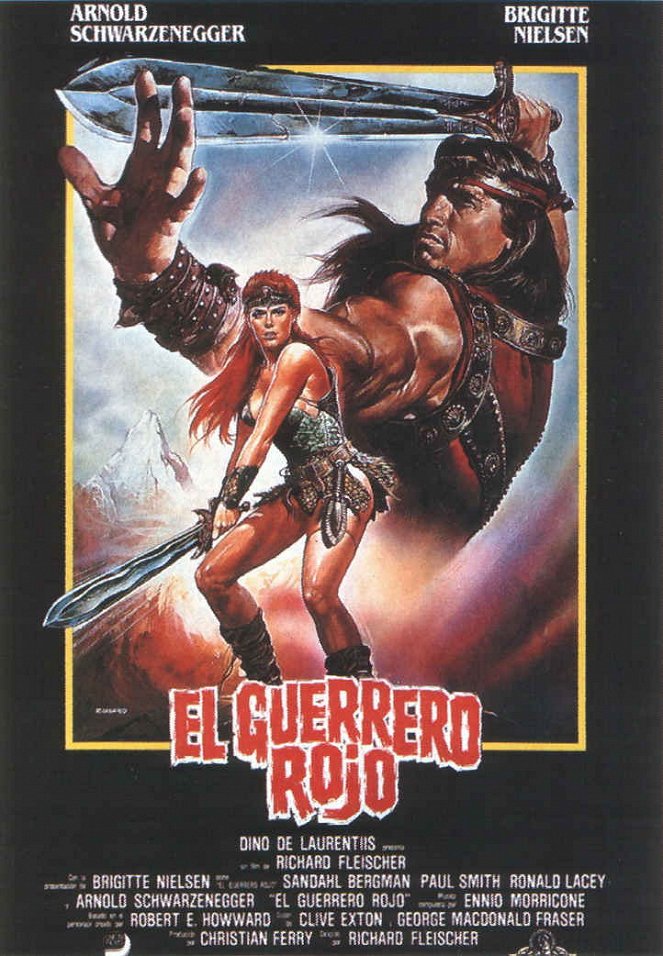 El guerrero rojo - Carteles