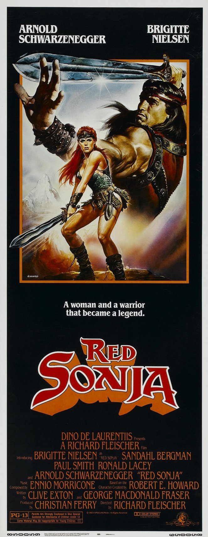 Rudá Sonja - Plakáty
