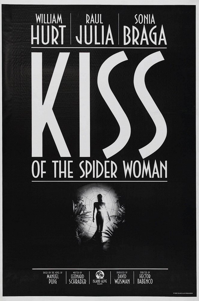 Pocałunek kobiety pająka - Plakaty