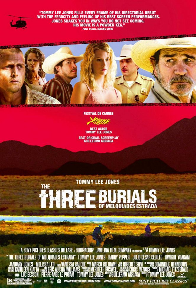 Three Burials - Die drei Begräbnisse des Melquiades Estrada - Plakate