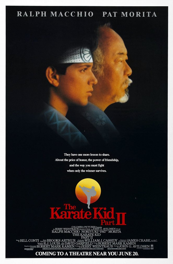 Karate Kid II: Kertomus jatkuu - Julisteet