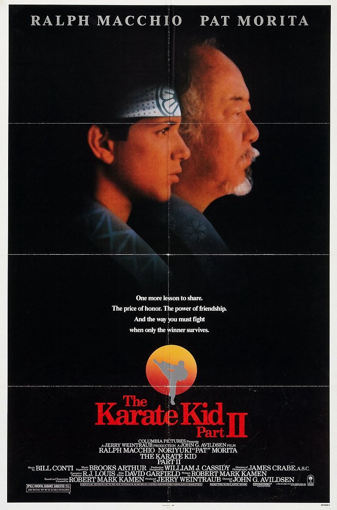 Karate Kid II: Kertomus jatkuu - Julisteet