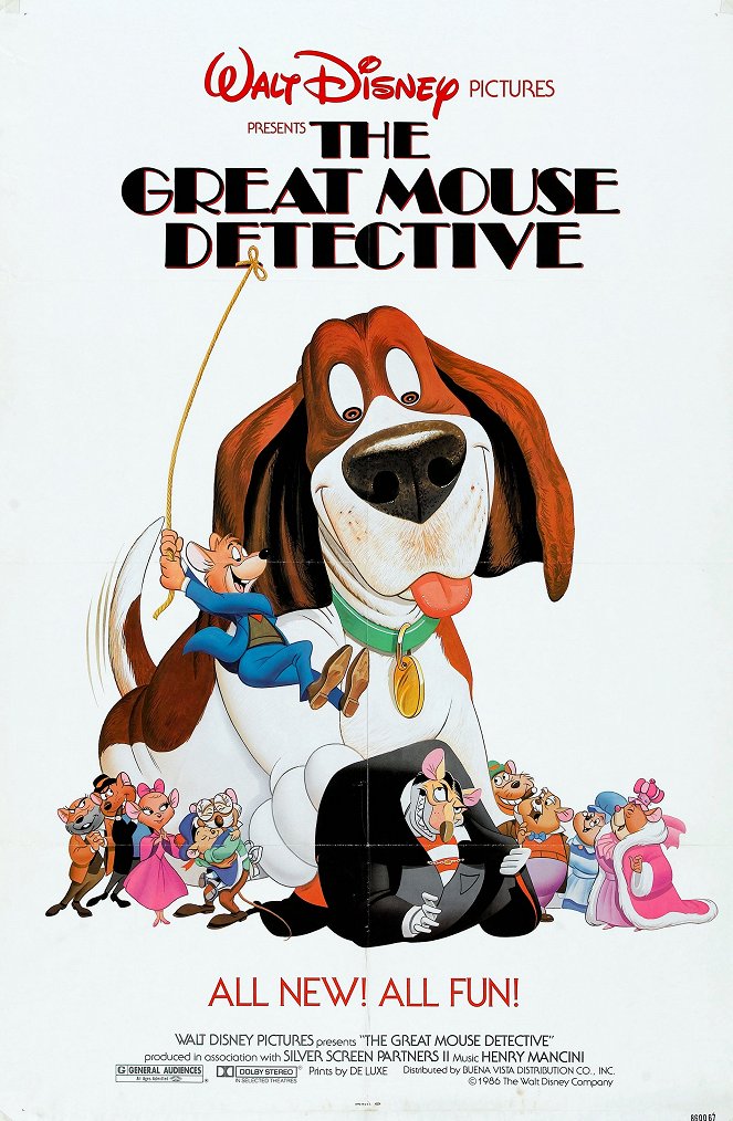 Slavný Myší Detektiv - Plakáty