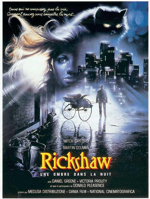 Rickshaw, une ombre dans la nuit - Affiches