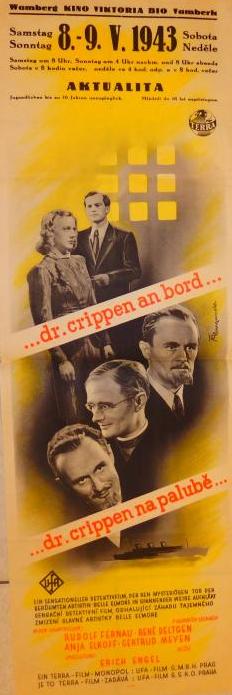 Dr. Crippen na palubě - Plakáty