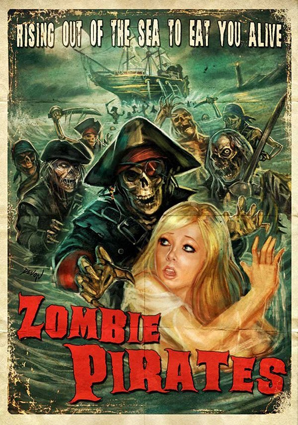 Zombie Pirates - Posters