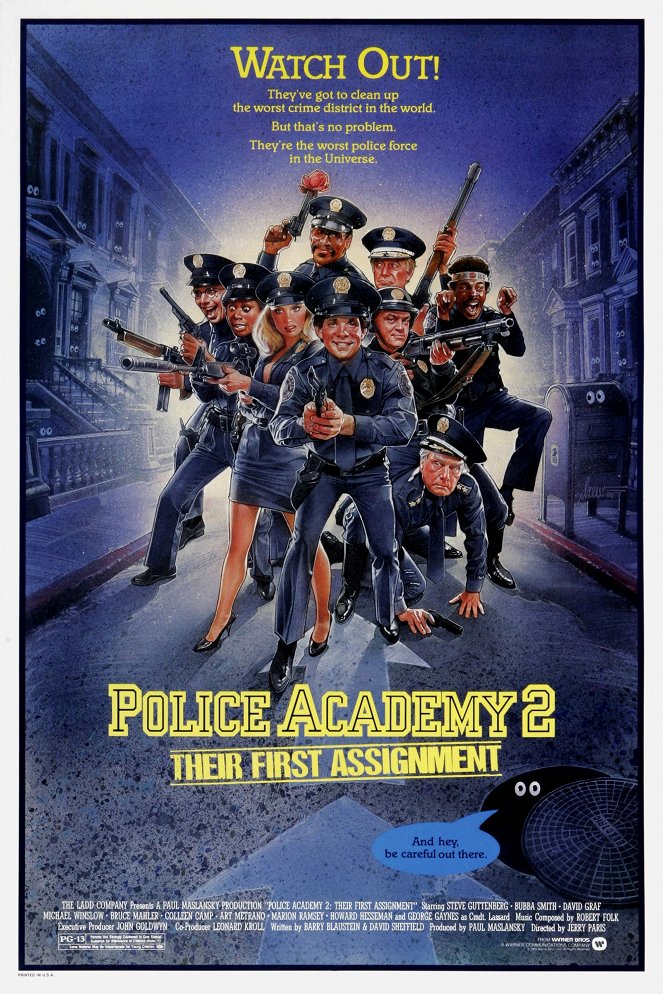 Rendőrakadémia 2. – Az első feladat - Plakátok