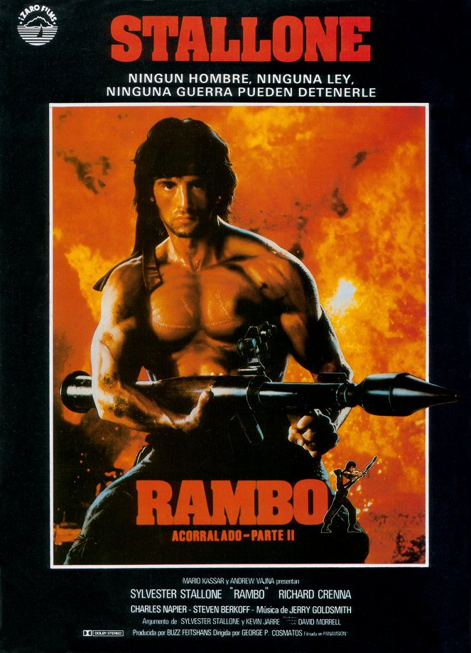 Rambo: Acorralado, parte II - Carteles