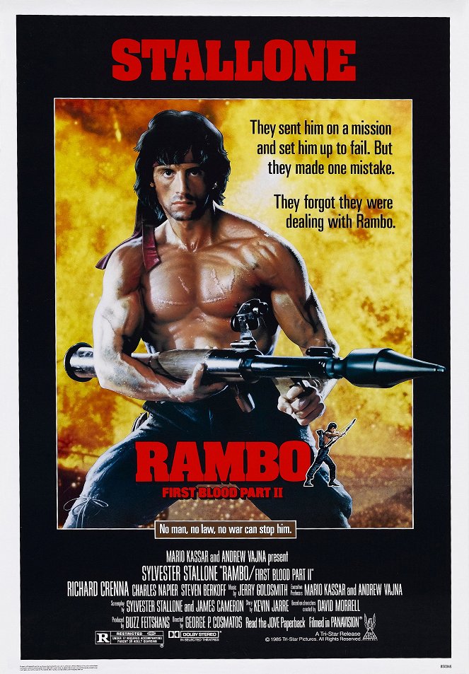 Rambo II - A Vingança do Herói - Cartazes