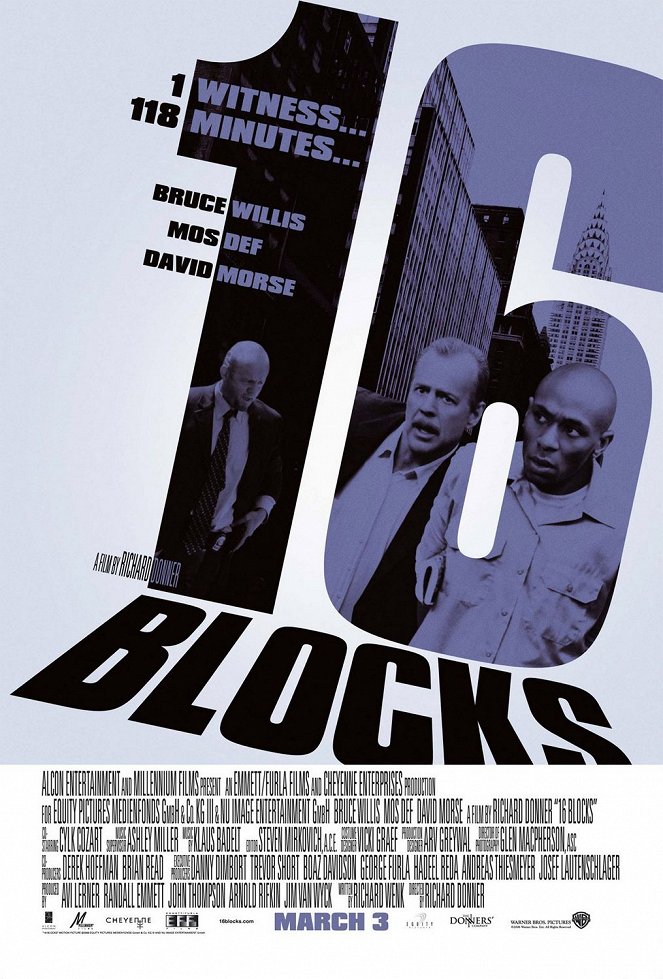 16 Blocks - Cartazes