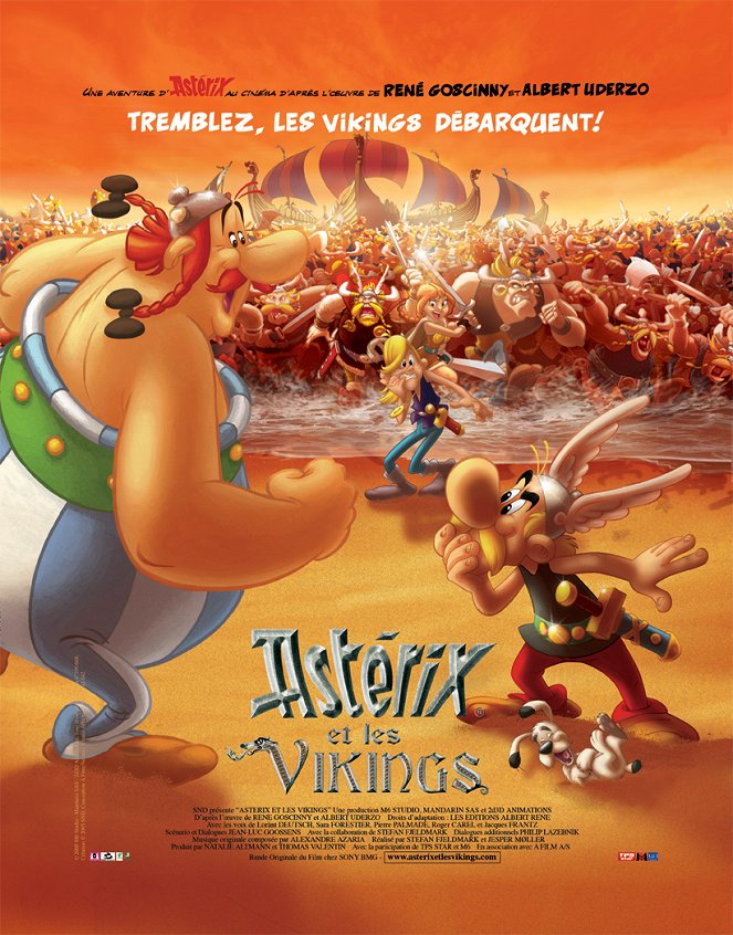 Astérix y los vikingos - Carteles
