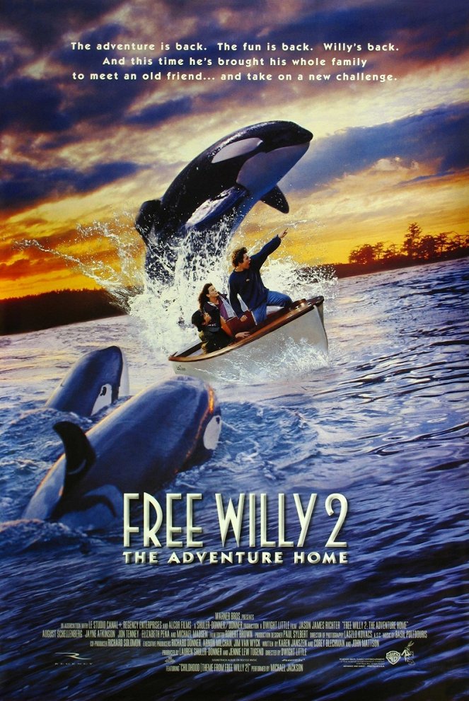 Free Willy 2 - Freiheit in Gefahr - Plakate
