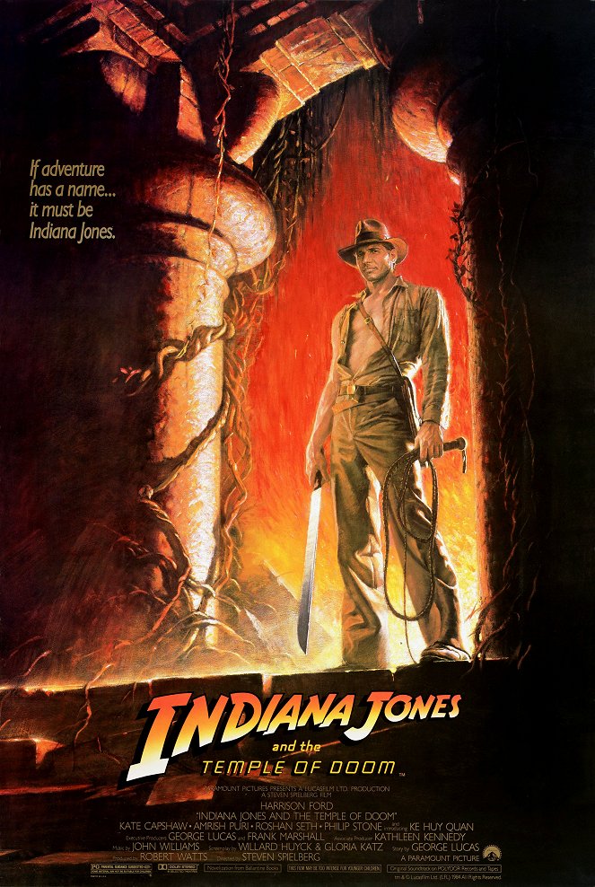 Indiana Jones a Chrám skazy - Plagáty