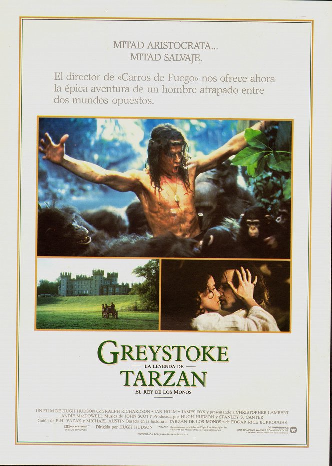 Greystoke, la leyenda de Tarzán, el rey de los monos - Carteles