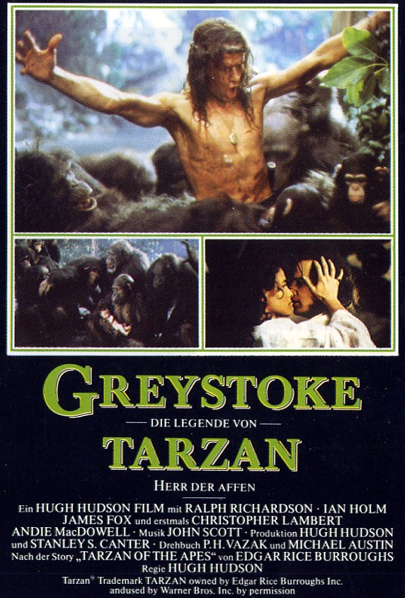 Greystoke - Die Legende von Tarzan, Herr der Affen - Plakate