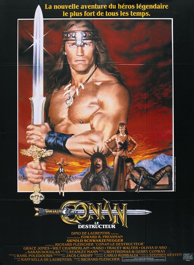 Conan le destructeur - Affiches