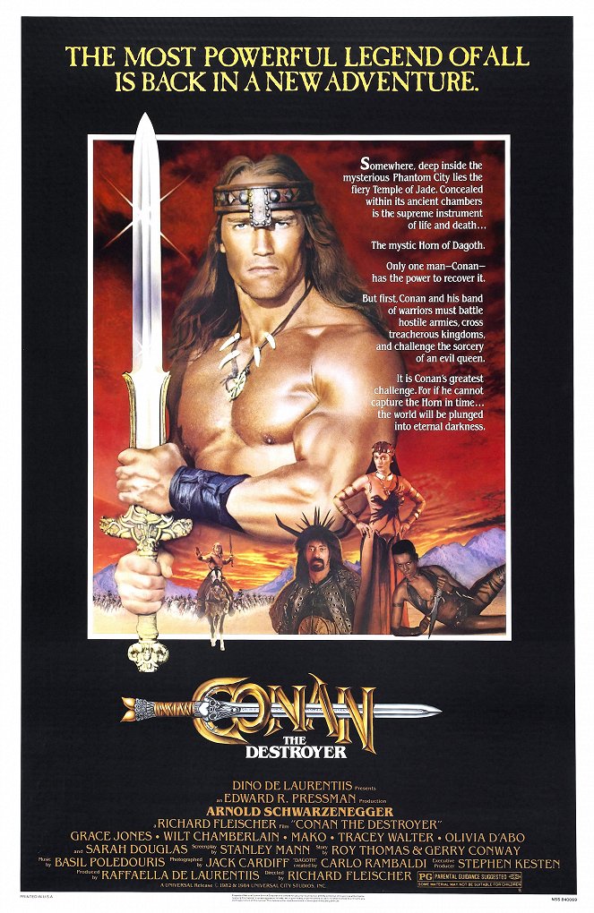 Conan Niszczyciel - Plakaty