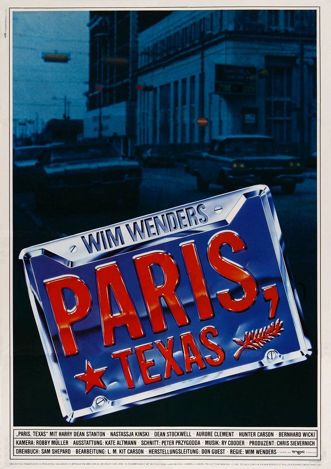 Párizs, Texas - Plakátok