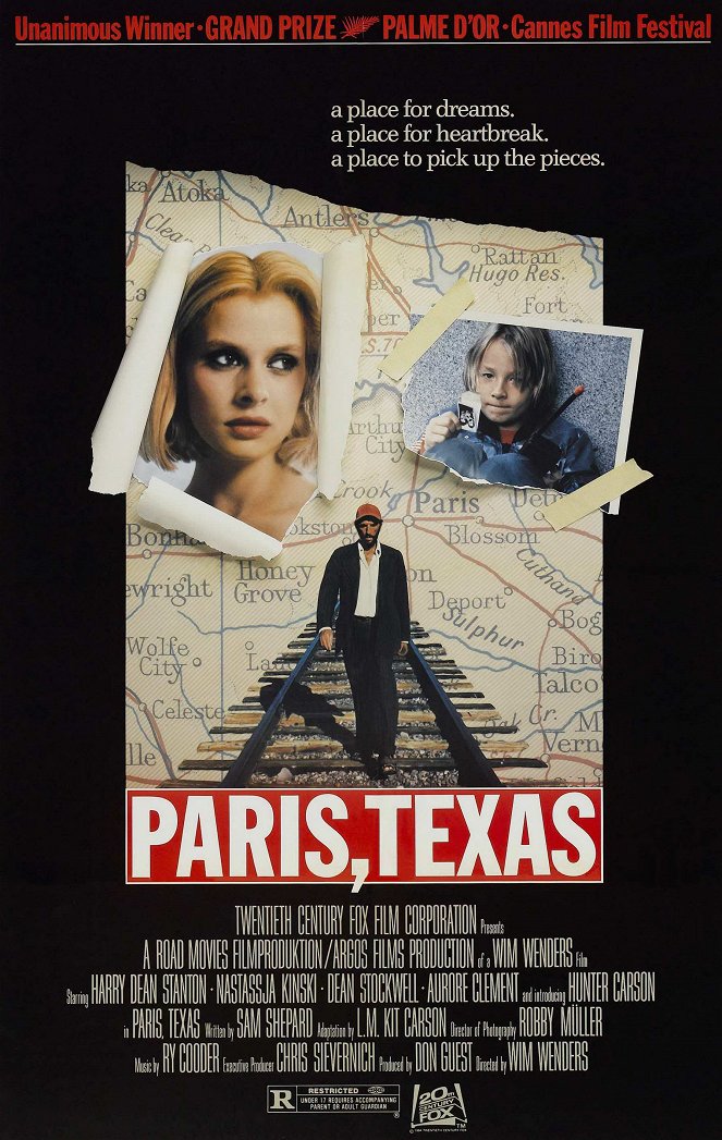 Paříž, Texas - Plakáty
