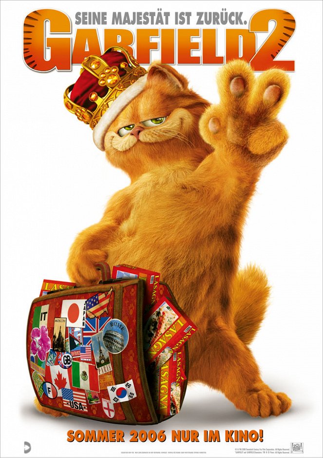 Garfield 2 - Plakate