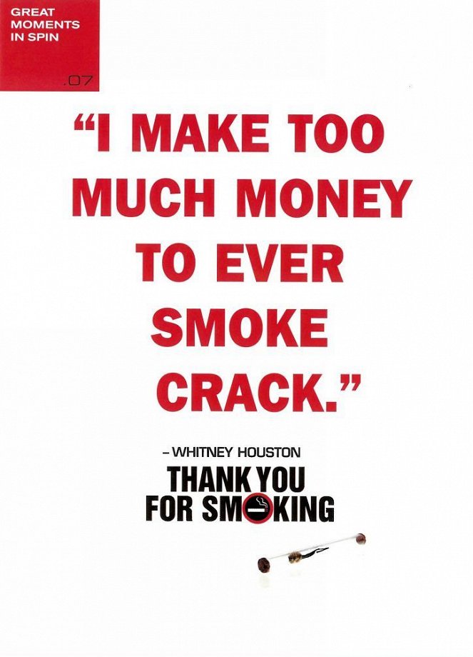 Gracias por fumar - Carteles