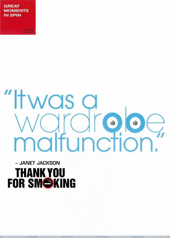 Thank you for smoking - Affiches