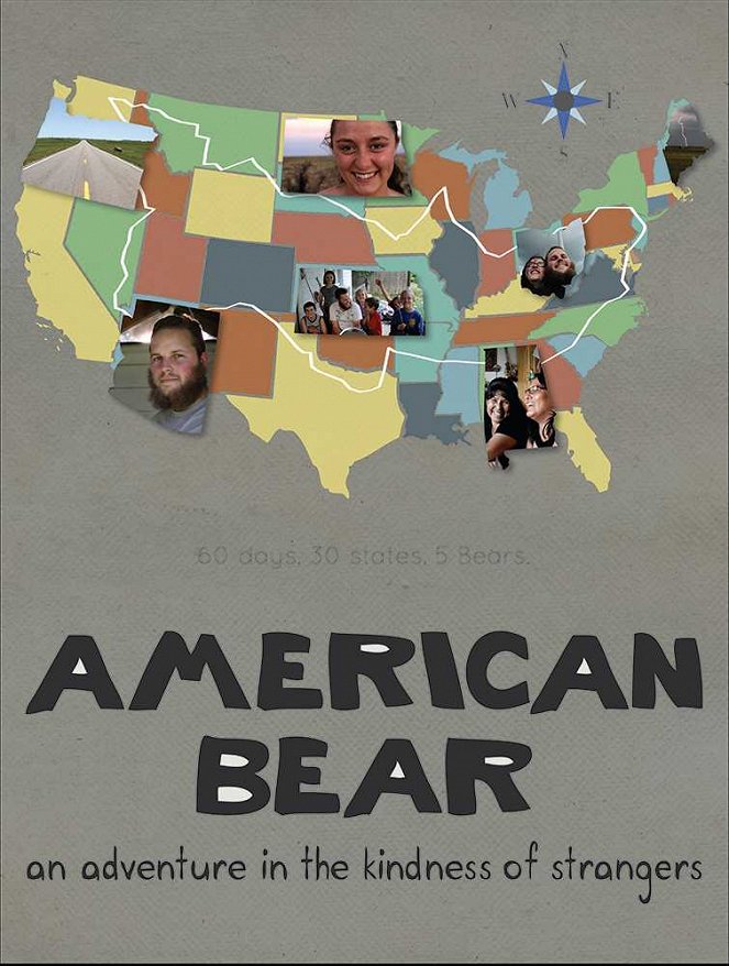 American Bear: An Adventure in the Kindness of Strangers - Carteles