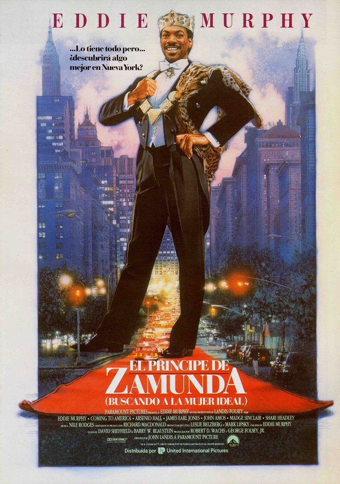 El príncipe de Zamunda - Carteles