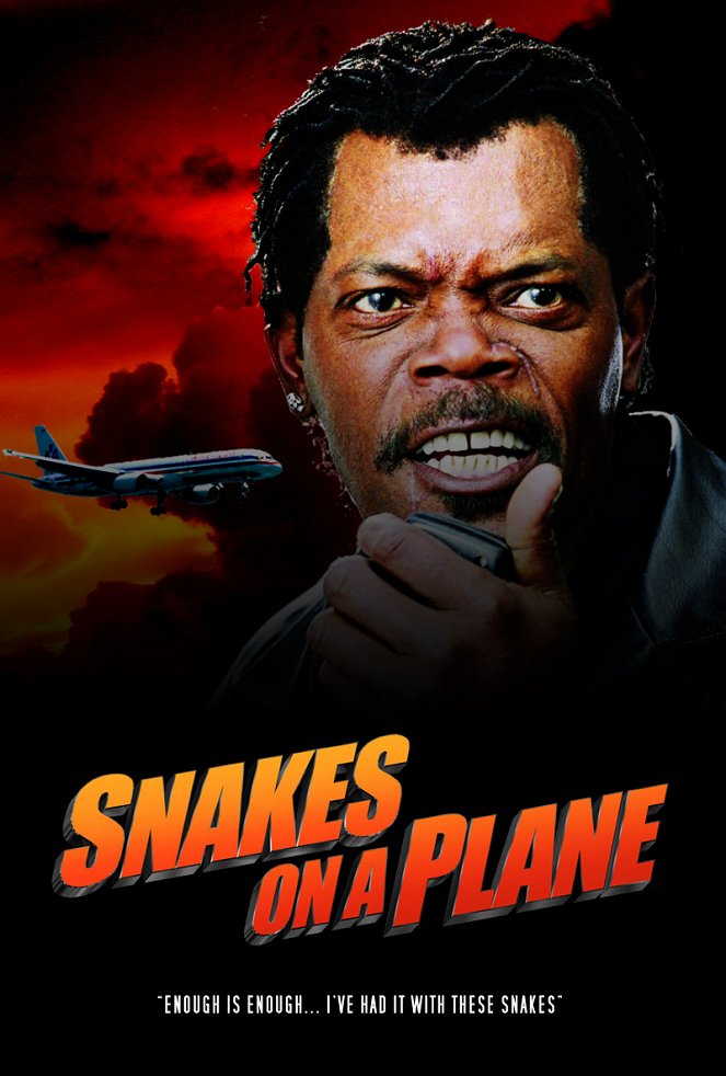 Węże w samolocie - Plakaty