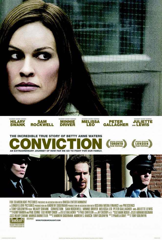Conviction - Julisteet