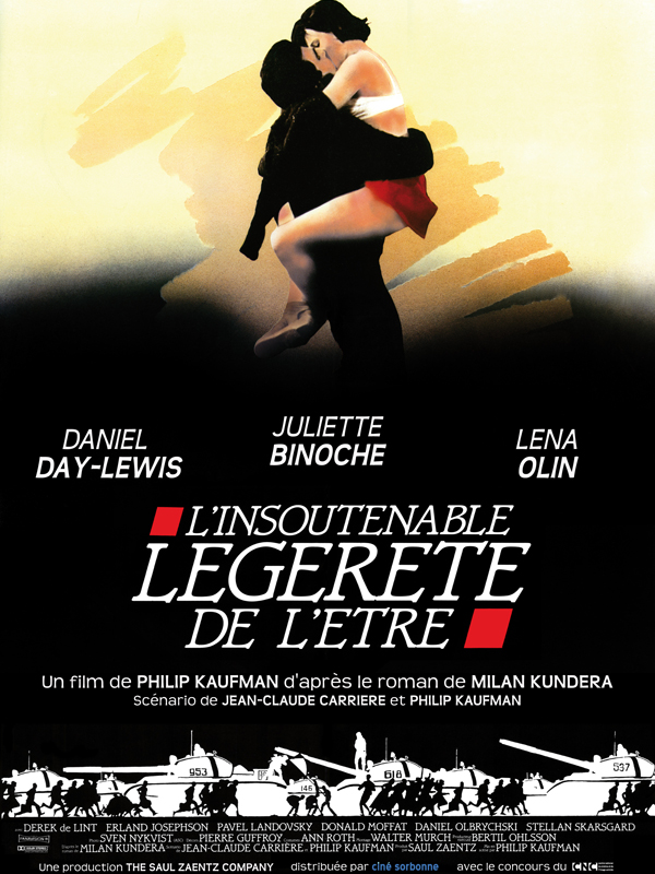 L'Insoutenable légèreté de l'être - Affiches