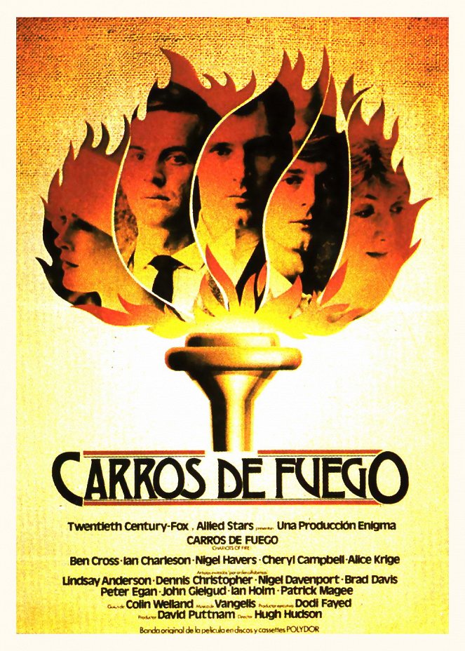 Carros de fuego - Carteles