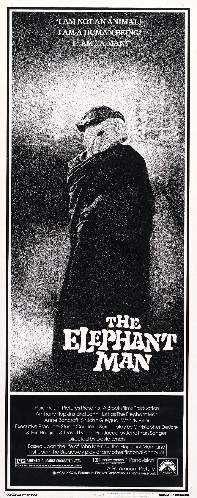 Az elefántember - Plakátok