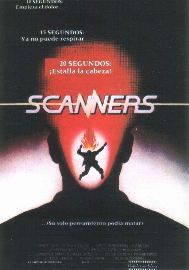 Scanners (Su sólo pensamiento podía matar) - Carteles