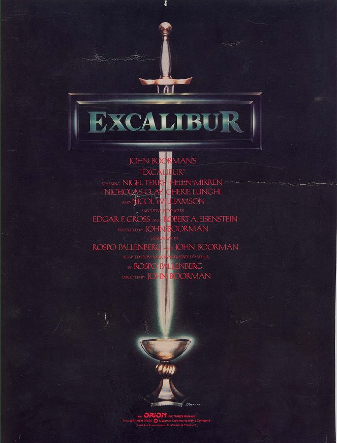 Excalibur - Plakaty