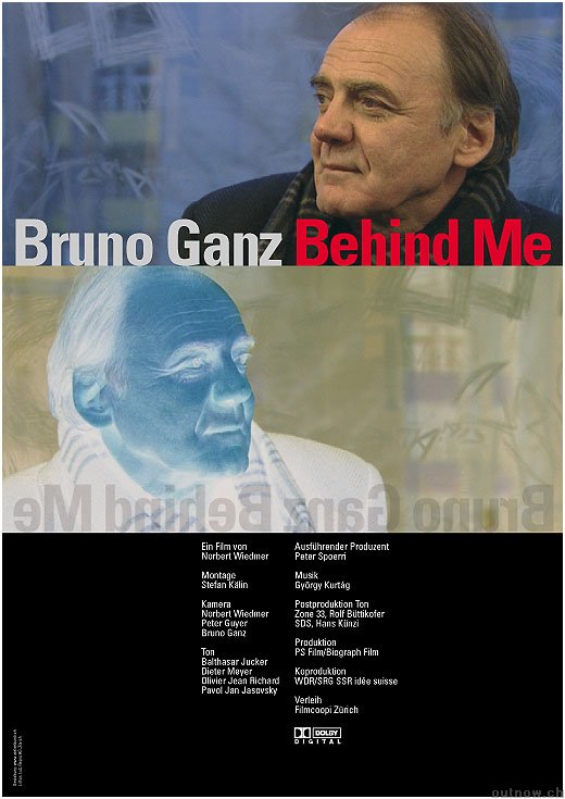 Behind Me - Bruno Ganz - Plakátok