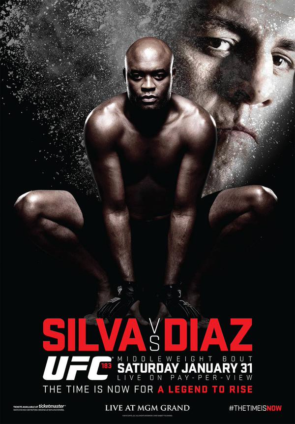UFC 183: Silva vs. Diaz - Affiches