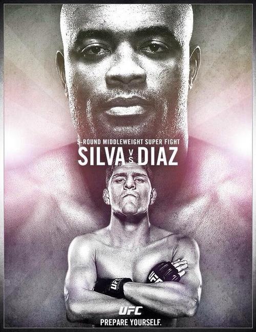 UFC 183: Silva vs. Diaz - Affiches