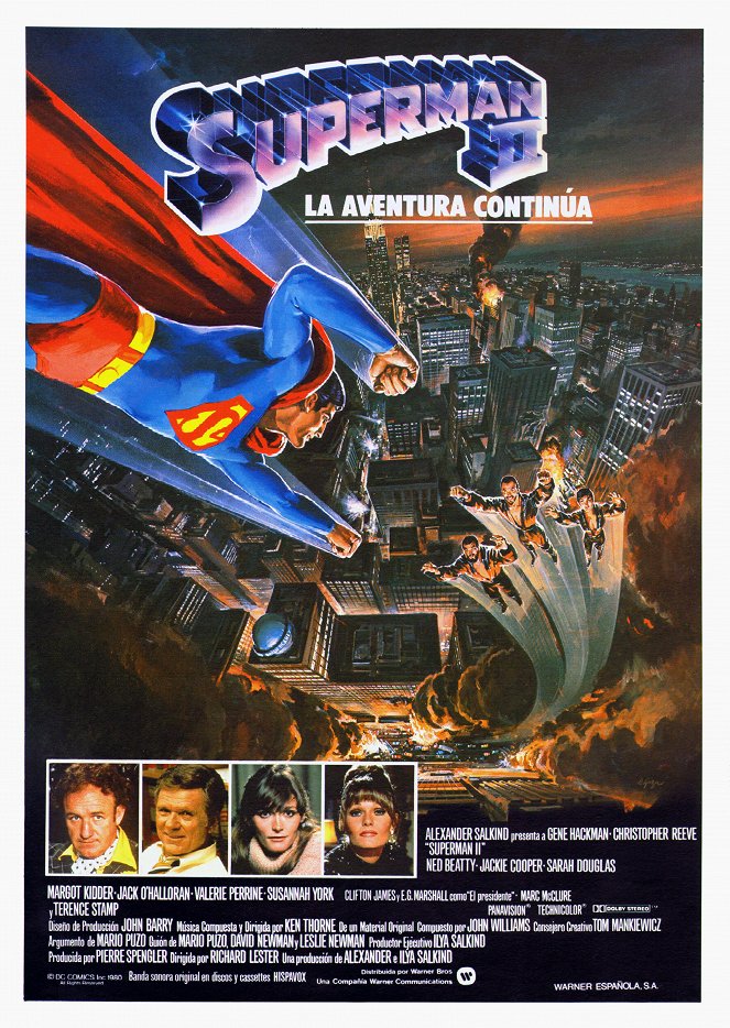Superman II: La aventura continúa - Carteles