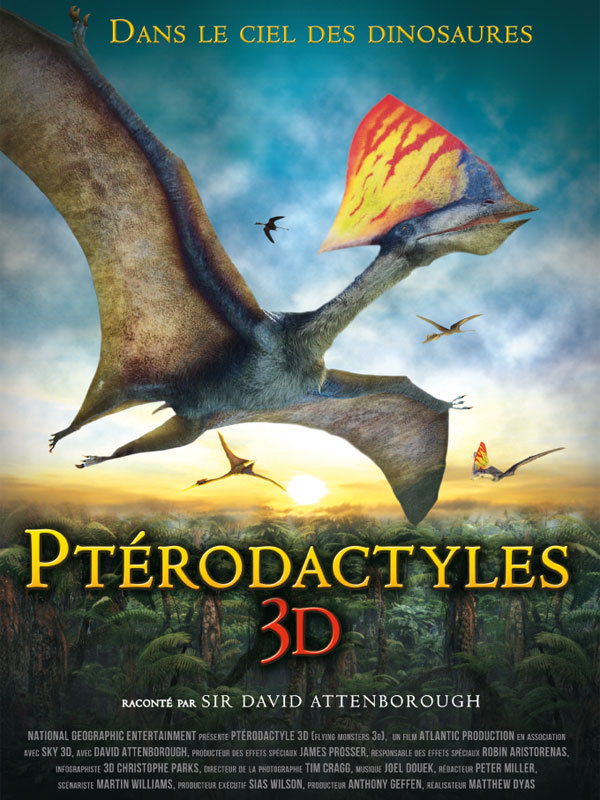 Ptérodactyles 3D : Dans le ciel des dinosaures - Affiches