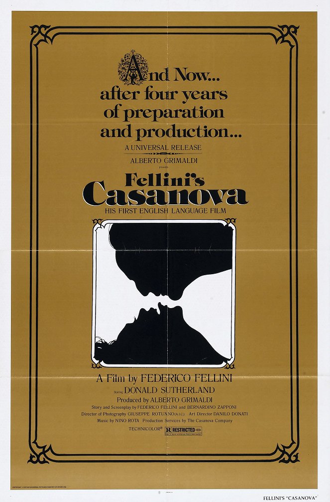 Le Casanova de Fellini - Affiches