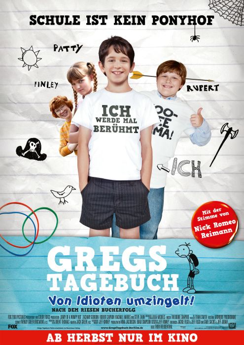 Gregs Tagebuch: Von Idioten umzingelt! - Plakate