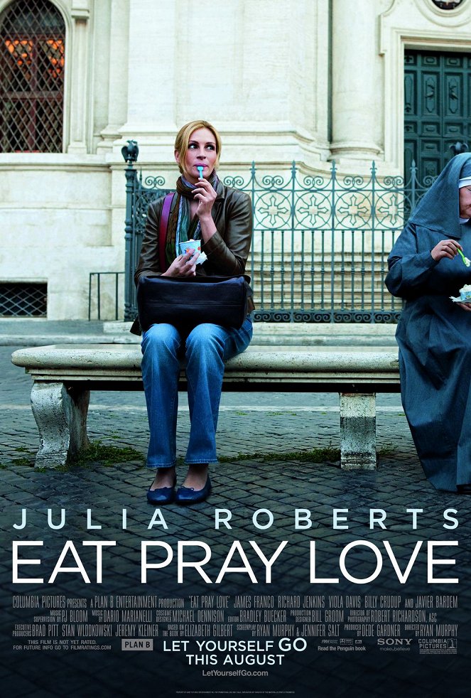 Jedz, modli sa a miluj - Plagáty