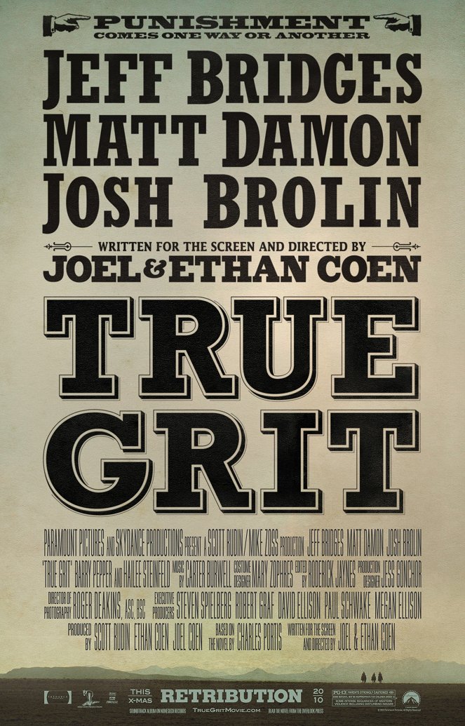 True Grit - Vergeltung - Plakate