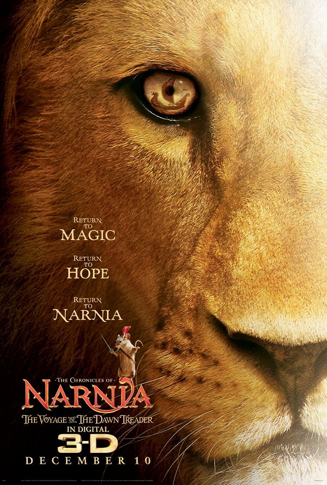 Las crónicas de Narnia: La travesía del Viajero del Alba - Carteles